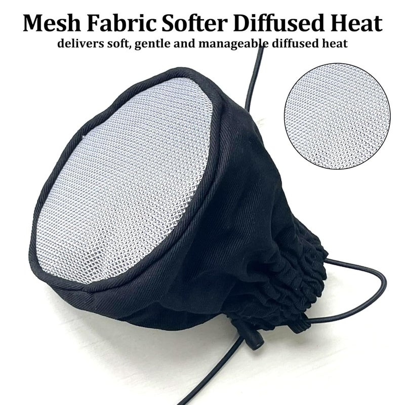 PKRFCJ Diffuser Sock for Hair Dryer Curly Hair, Foldable Travel Diffuser Hair Dryer Attachment, for Curly and Wavy Hair, Fits Most Standard Size Hair Dryers (Silver) - Image 4